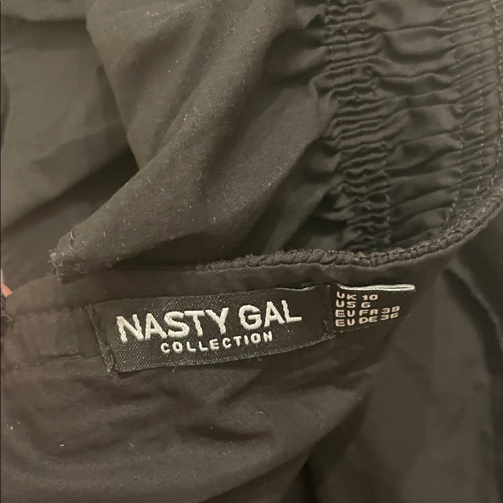 Nasty Gal Black Ruffled Blouse - Picture 4 of 5